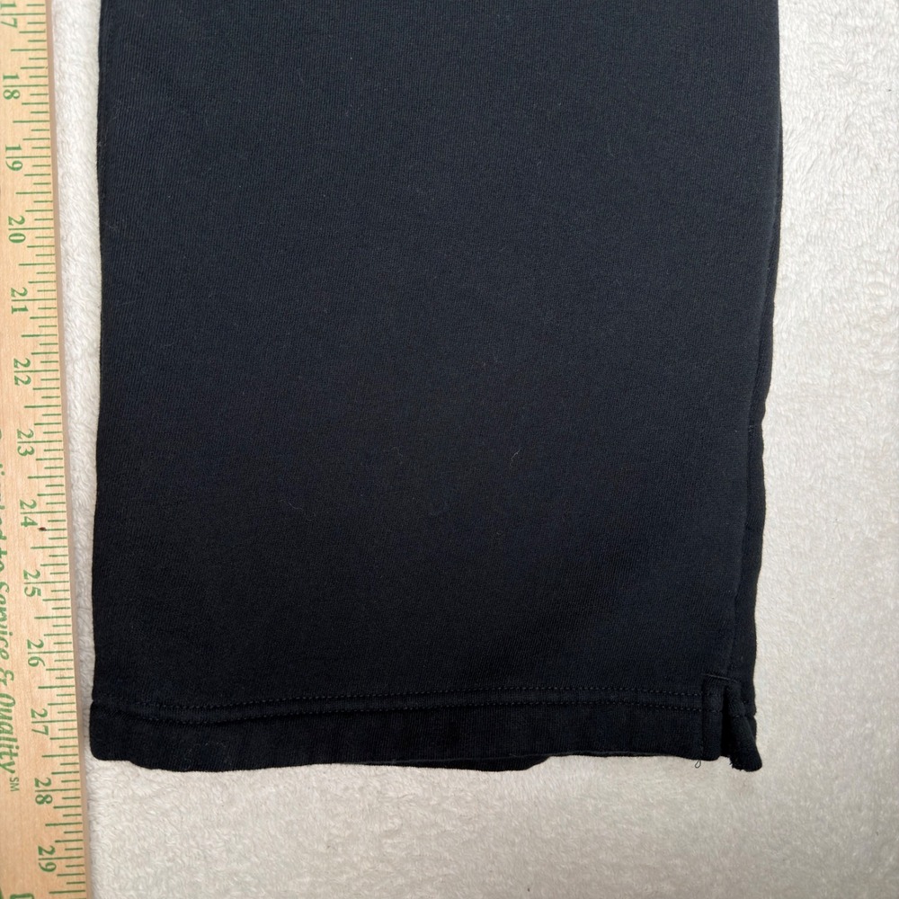 Wild Fable Womens Black Wide Leg Fleece Sweatpants Small Low Rise Relaxed Fit - Picture 4 of 7